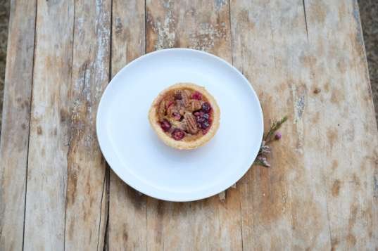 PECAN CRANBERRY BUTTER TART